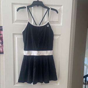 FILA Black and White Tennis Dress